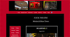 Desktop Screenshot of flicktheatre.com